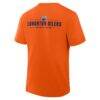 Edmonton Oilers Fanatics Crash The Net Legacy T-Shirt - Orange - Back View