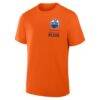 Edmonton Oilers Fanatics Crash The Net Legacy T-Shirt - Orange - Front View
