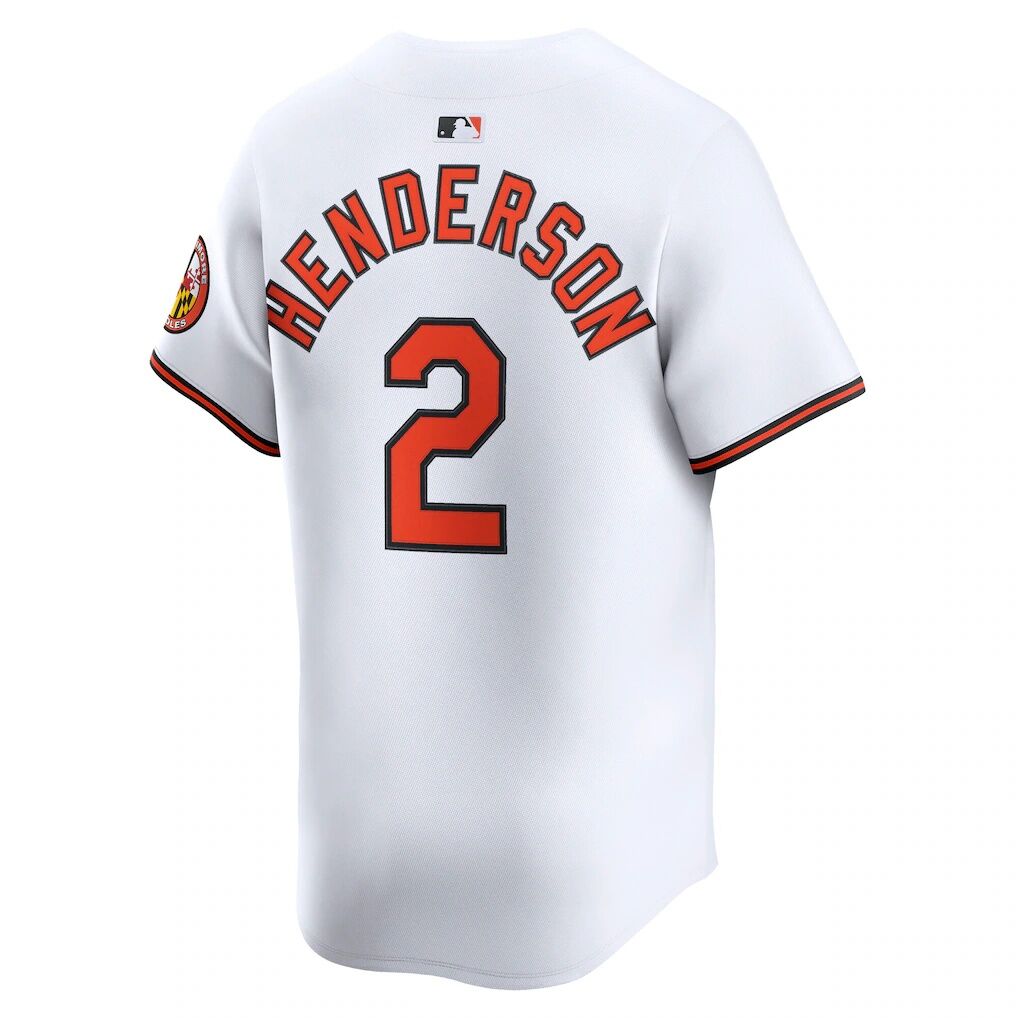 Gunnar Henderson Baltimore Orioles Nike Home Limited Player Jersey
