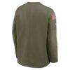 Atlanta Falcons Nike 2025 Salute to Service Sideline Coaches Therma-FIT Long Sleeve Shirt - - Side View