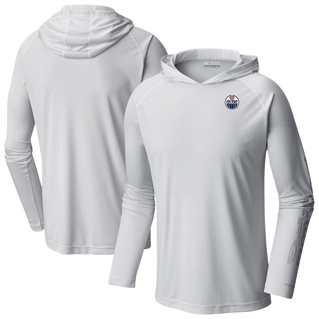 Edmonton Oilers Columbia Terminal Tackle Omni-Shade Raglan Pullover Hoodie