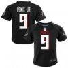 Michael Penix Jr. Atlanta Falcons Nike Preschool Team Game Jersey - Black - Front View