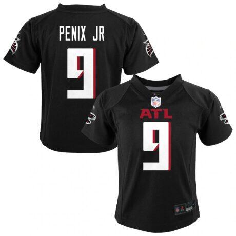 Michael Penix Jr. Atlanta Falcons Nike Infant Team Player Game Jersey - Black - Front View