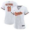 Jordan Westburg Baltimore Orioles Nike Women's Home Replica Jersey - White - Front View