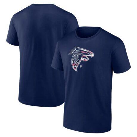 Atlanta Falcons Americana T-Shirt - Navy - Front View