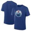 Edmonton Oilers Fanatics Essential Legacy T-Shirt - - Back View