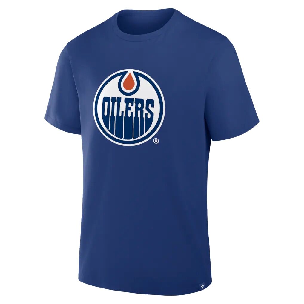 Edmonton Oilers Fanatics Essential Legacy T-Shirt – Royal