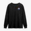 Edmonton Oilers Fanatics Game Long Sleeve T-Shirt - Black - Front View