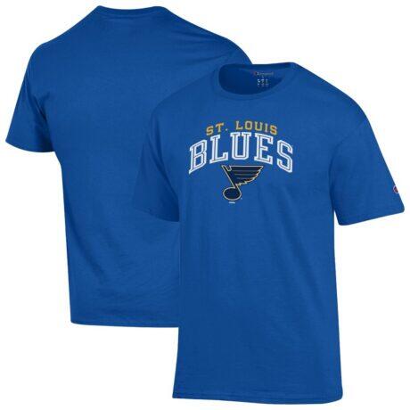 St. Louis Blues Champion Primary Logo T-Shirt - - Front View