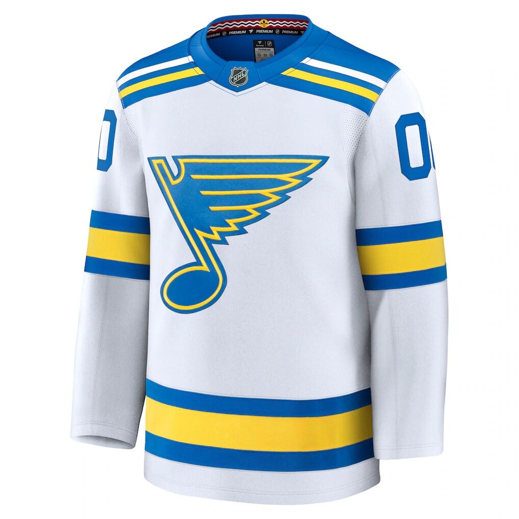 St. Louis Blues Fanatics Away Premium Custom Jersey