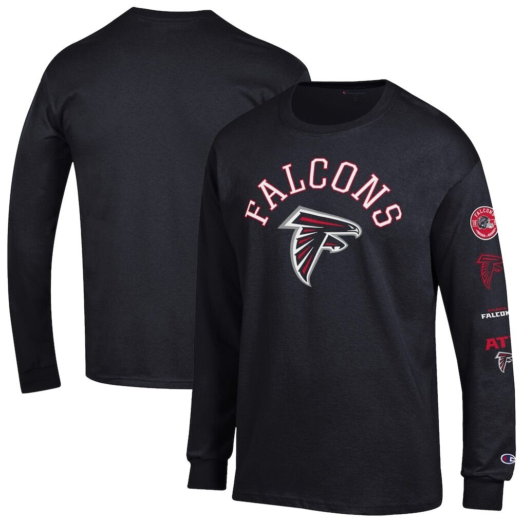 Atlanta Falcons Champion Seal Long Sleeve T-Shirt
