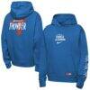 Oklahoma City Thunder Nike Youth Courtside Club Premiere Hoodie - Blue - Front View