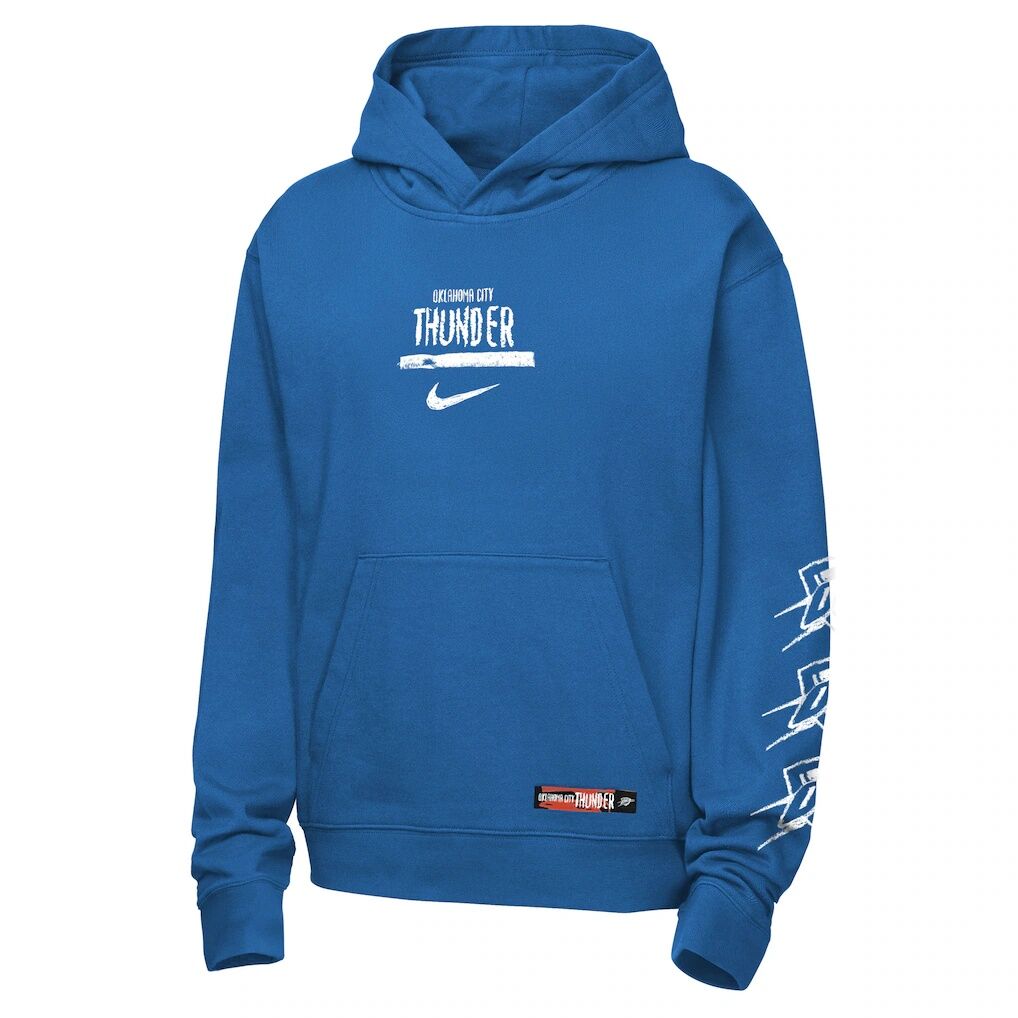 Oklahoma City Thunder Nike Youth Courtside Club Premiere Hoodie