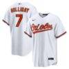 Jackson Holliday Baltimore Orioles Nike Home Replica Jersey - White - Front View