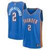 Shai Gilgeous-Alexander Oklahoma City Thunder Fanatics Youth Fast Break Replica Player Jersey - Blue - Front View