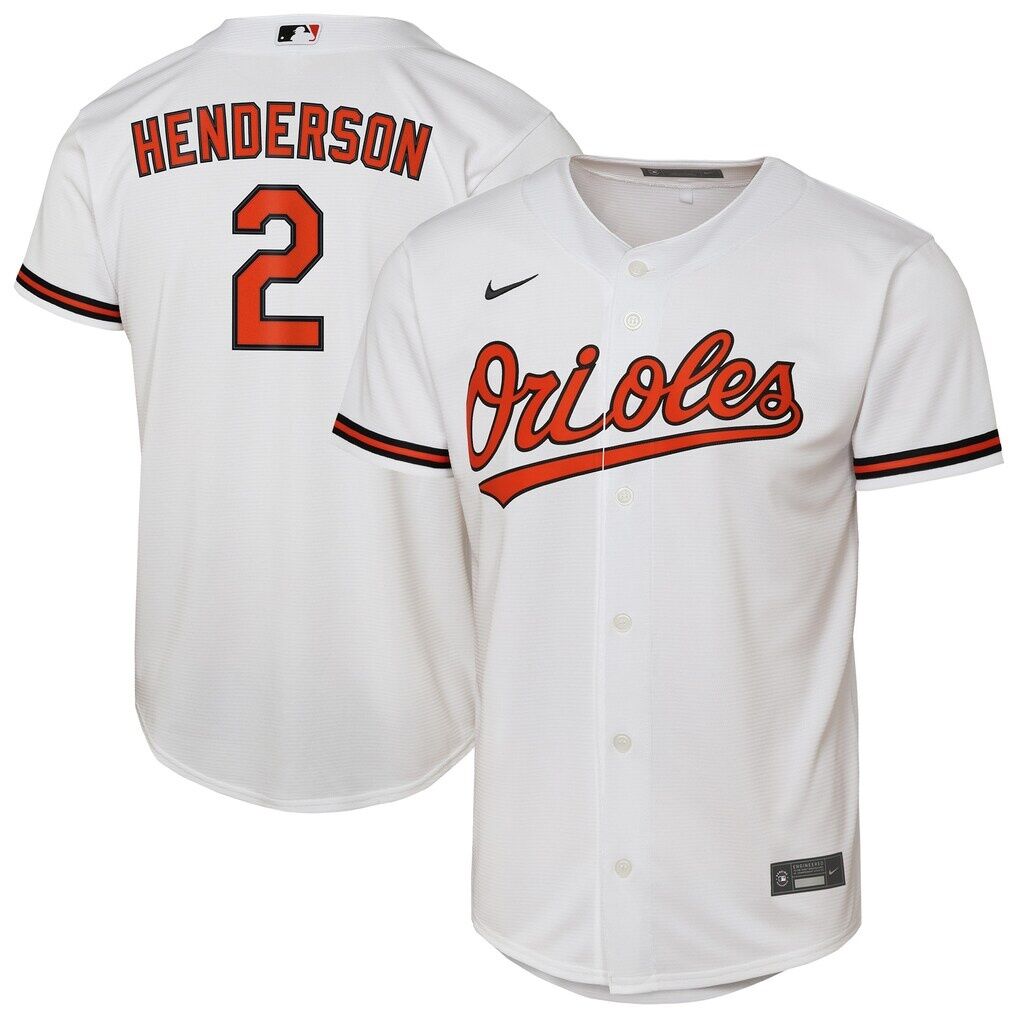 Gunnar Henderson Baltimore Orioles Nike Youth Home Replica Player Jersey