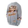 Baltimore Orioles New Era Sport Classics Sweatshirt - Gray - Front View