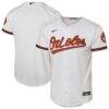 Baltimore Orioles Nike Youth Home Stadium Jersey - White - Back View
