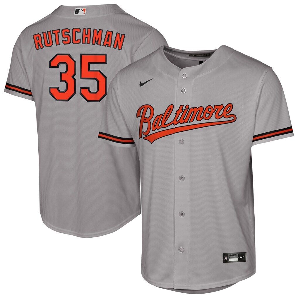 Adley Rutschman Baltimore Orioles Nike Youth Road Replica Jersey