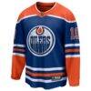 Trent Frederic Edmonton Oilers Fanatics Home Breakaway Jersey - - Back View