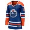 Trent Frederic Edmonton Oilers Fanatics Women's Home Breakaway Jersey - - Back View