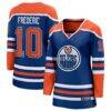 Trent Frederic Edmonton Oilers Fanatics Women's Home Breakaway Jersey - - Front View
