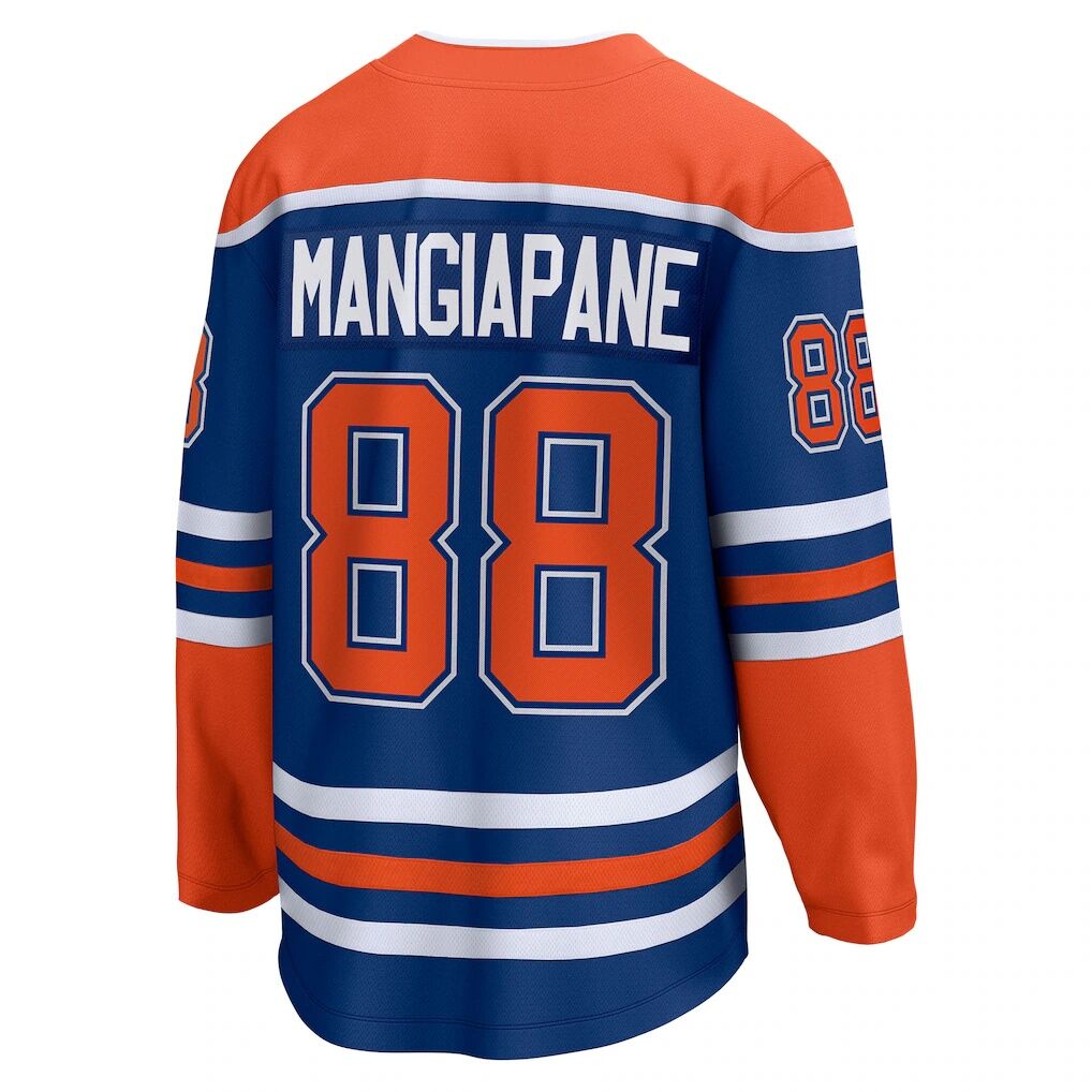 Andrew Mangiapane Edmonton Oilers Fanatics Home Breakaway Jersey – Royal