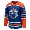 Curtis Lazar Edmonton Oilers Fanatics Home Breakaway Jersey - - Back View