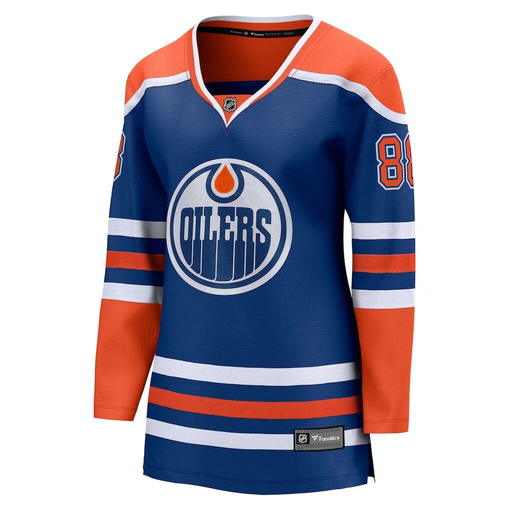 Andrew Mangiapane Edmonton Oilers Fanatics Women’s Home Breakaway Jersey – Royal