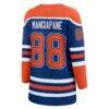 Andrew Mangiapane Edmonton Oilers Fanatics Women's Home Breakaway Jersey - - Side View