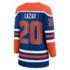 Curtis Lazar Edmonton Oilers Fanatics Women's Home Breakaway Jersey - - Side View