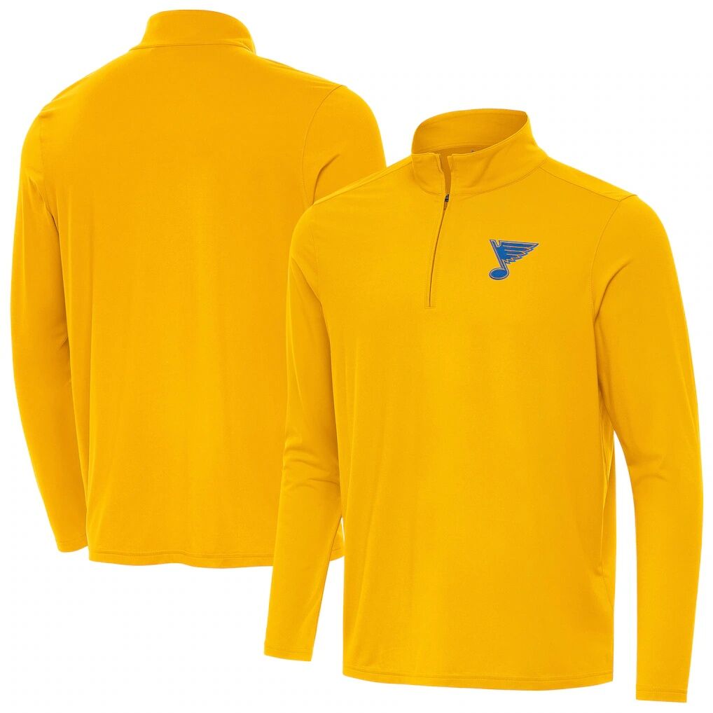 St. Louis Blues Antigua Intent Quarter-Zip Top