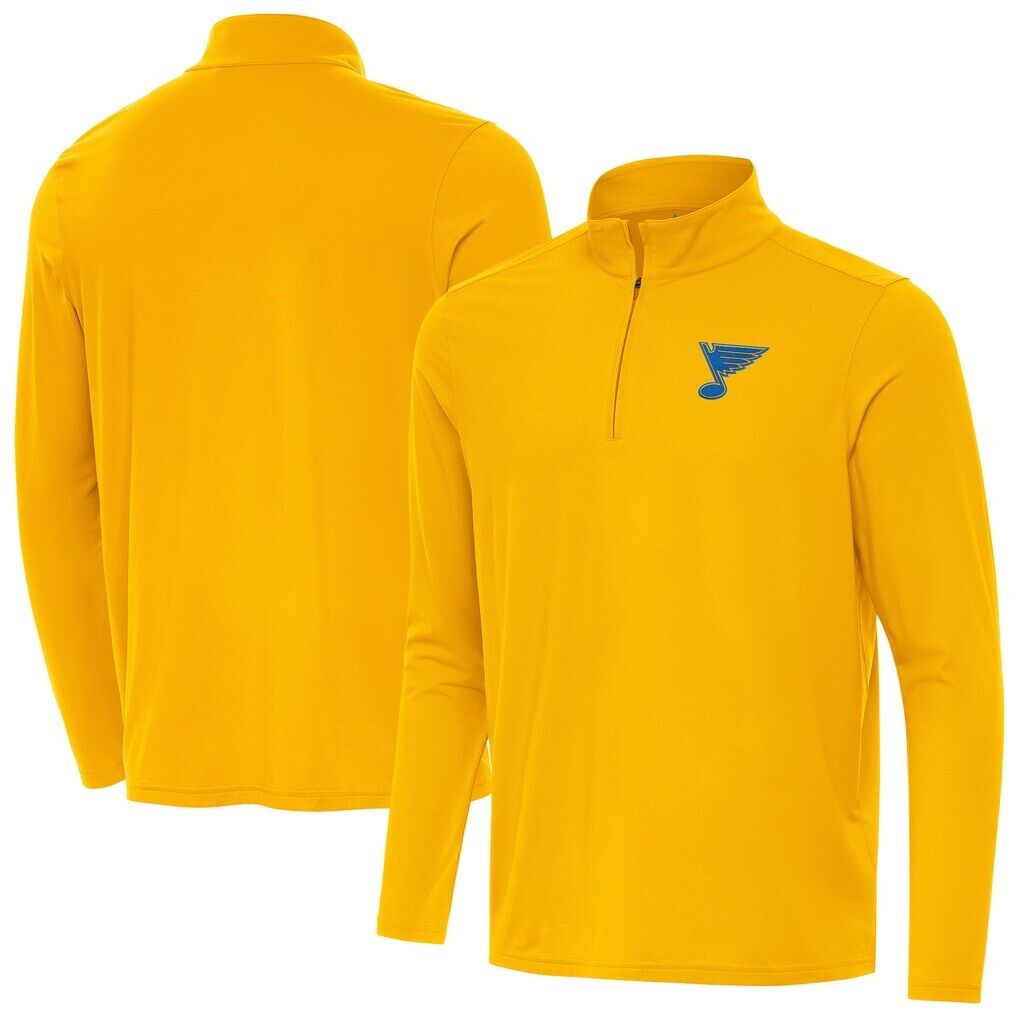 St. Louis Blues Antigua Intent Quarter-Zip Top