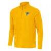 St. Louis Blues Antigua Intent Quarter-Zip Top - Gold - Side View