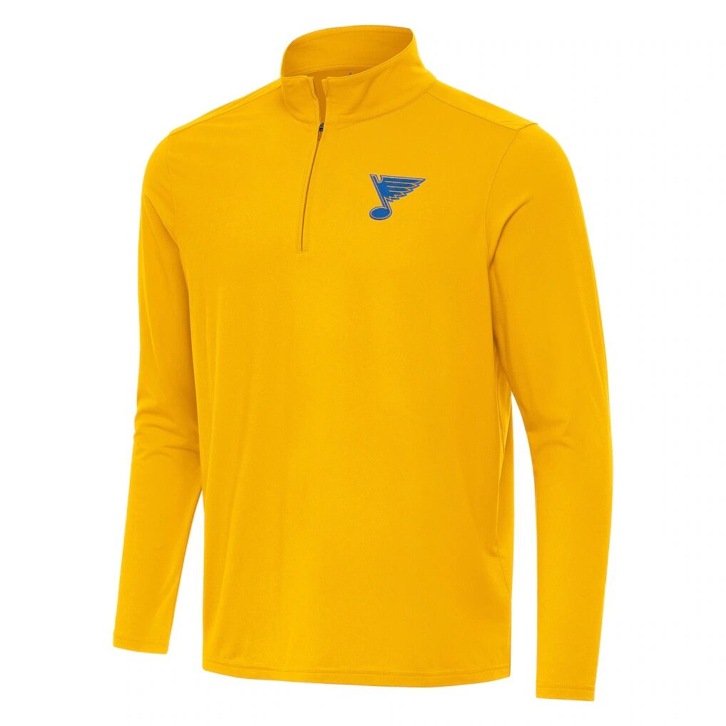 St. Louis Blues Antigua Intent Quarter-Zip Top