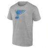 St. Louis Blues Essential T-Shirt - Heather Gray - Side View