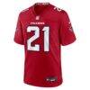 Deion Sanders Atlanta Falcons Nike Retired Player Game Jersey - Red - Back View
