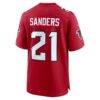 Deion Sanders Atlanta Falcons Nike Retired Player Game Jersey - Red - Side View