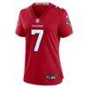 Bijan Robinson Atlanta Falcons Nike Women's Game Jersey - Red - Back View