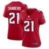 Deion Sanders Atlanta Falcons Nike Women's Retired Player Game Jersey - Red - Front View