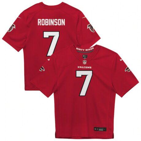 Bijan Robinson Atlanta Falcons Nike Toddler Team Game Jersey - Red - Front View
