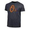 Baltimore Orioles Champion Tri-Blend T-Shirt - Black - Side View