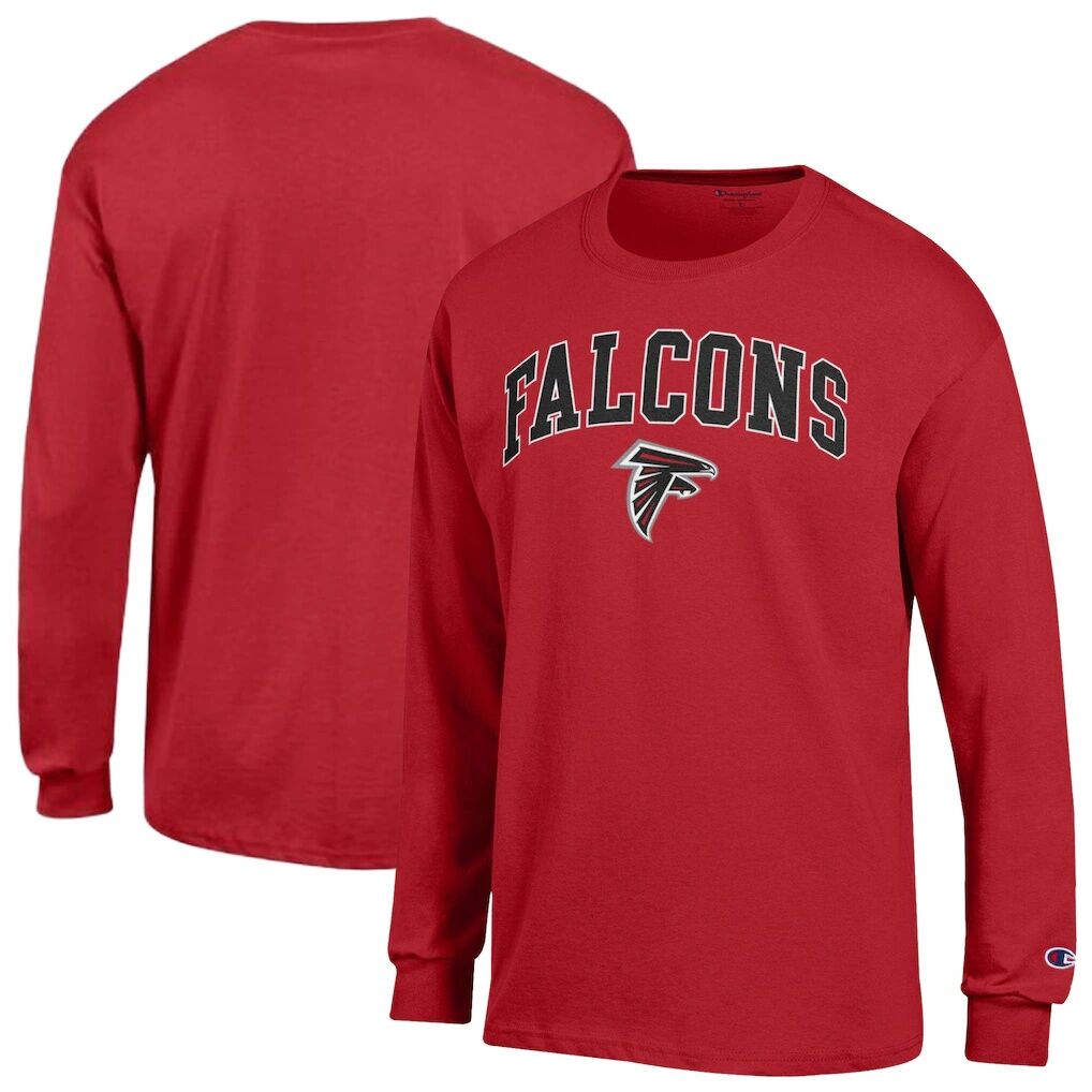 Atlanta Falcons Champion Arch Over Logo Long Sleeve T-Shirt