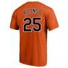 Pete Alonso Baltimore Orioles Profile Big & Tall Name & Number T-Shirt - Orange - Side View