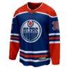 Tristan Jarry Edmonton Oilers Fanatics Home Premier Breakaway Player Jersey - - Back View