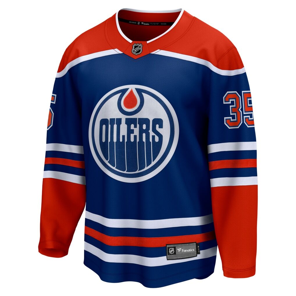 Tristan Jarry Edmonton Oilers Fanatics Home Premier Breakaway Player Jersey – Royal