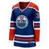 Tristan Jarry Edmonton Oilers Fanatics Women's Home Breakaway Player Jersey - - Back View
