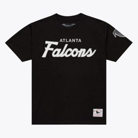 Atlanta Falcons Mitchell & Ness Head Coach Classic T-Shirt - Black - Front View