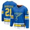 Jimmy Snuggerud St. Louis Blues Fanatics Home Breakaway Jersey - Blue - Front View