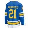 Jimmy Snuggerud St. Louis Blues Fanatics Home Breakaway Jersey - Blue - Side View